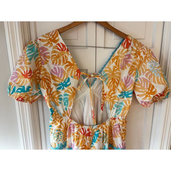 NWT marie by Victoria Dunn Tiered Floral Maxi Dress - Picture 4 of 7